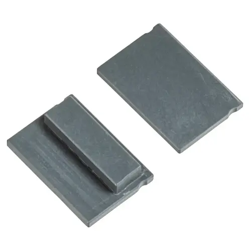 Hafele 833.01.869 End cap, Plastic for profile 4106, silver colored Silver colored