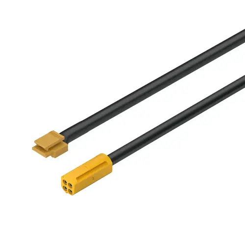 Hafele 833.95.787 Lead with Snap-In Connector, Hafele Loox5, 3-wire 24 AWG, 12 V For modular multi-white lights, Cable length: 2 m (78 3/4")