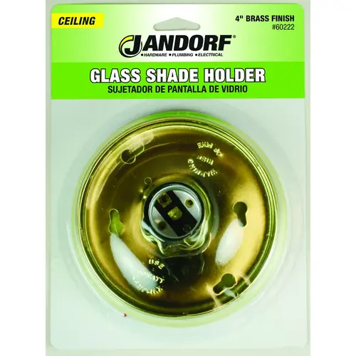 Jandorf 60222 Glass Shade Holder Brass