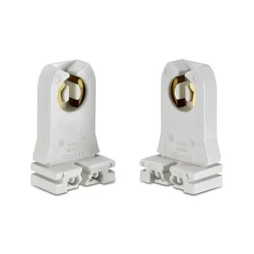 Leviton C20-13354-00W Lampholder Thermoset Plastic Fluorescent Pedestal Base White