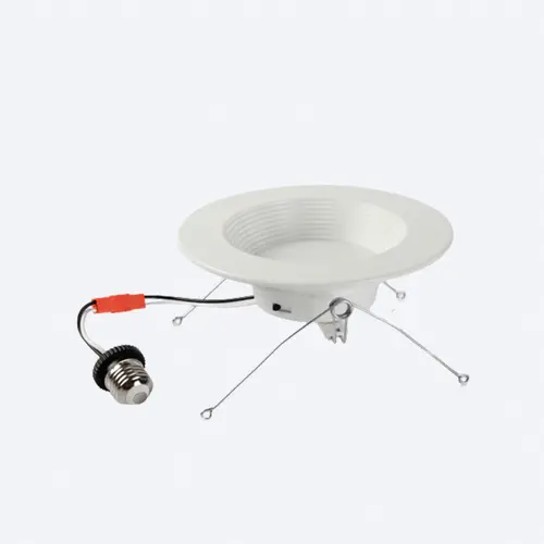 Medinah Power RDLR6-12W-CCT-DV1-NA-F-WH LED Retrofit Downlight, 6" Size, 12W Wattage
