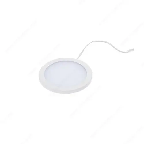 Richelieu Hardware 37906024124030 SUBRA - Slim LED Puck - 24V, 3'' White