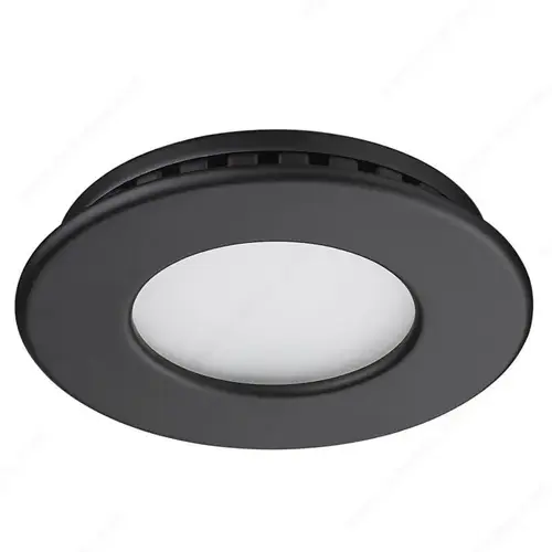 Richelieu Hardware PK2404200900 NORMA - LED Puck Light, 4W, 24V, 2CCT Black