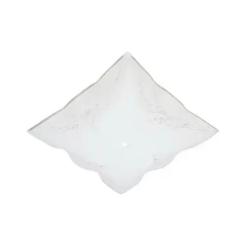 Westinghouse 81800-XCP10 Light Diffuser, Square, Glass, White - pack of 10