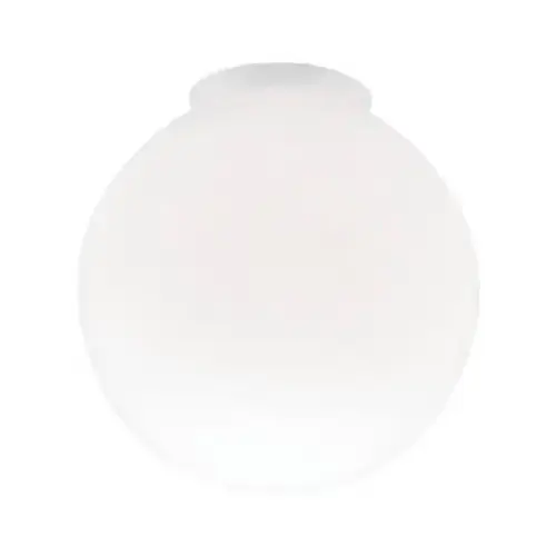 Westinghouse 85570 Light Shade, 6 in Dia, Globe, Glass, White, Gloss