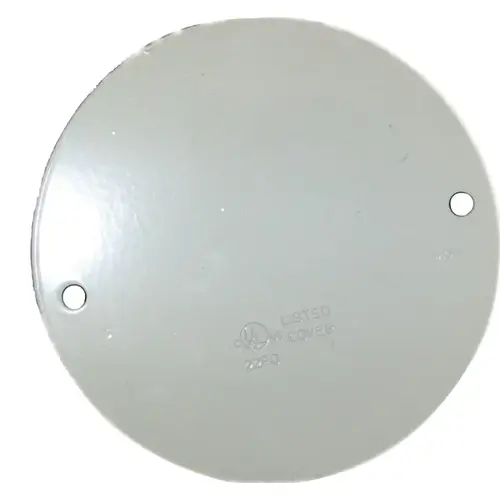BWF CC-3WV Ceiling Outlet Cover, 5 in Dia, Round, Aluminum, White, Powder-Coated