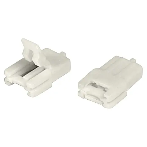 Hafele 824.19.422 Cable to LED Connection Clip, with Nub for 8mm LED Tape plastic, ivory, 16 mm x 10.4 mm x 4.5 mm, 10 per pack Ivory
