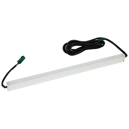Hafele 833.70.943 Surface Mounted Light Bars, With Inline Switch, 24 V 12" 30 2.9 W Profile 2103 with Loox LED 3045, 12" Length; 3000K warm white