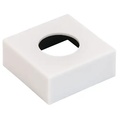 Hafele 833.72.183 Square Surface Mount Trim Ring, for Hafele Loox and Hafele Loox5 LED drill hole diameter 35 mm square square, White White