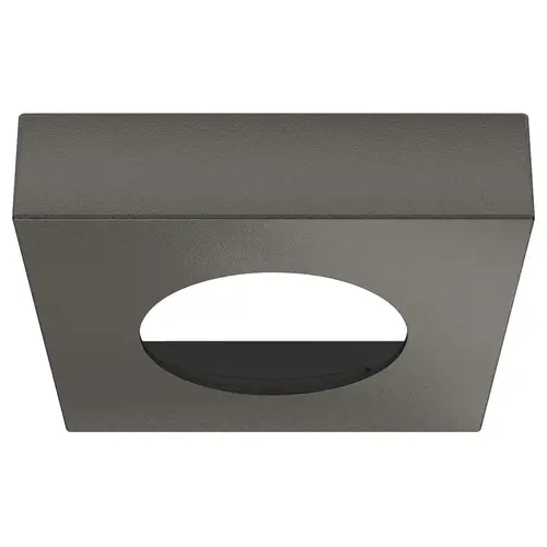 Hafele 833.72.195 Surface Mounted Housing Trim Ring, for Loox LED 2025/2026, 2091/3091, 2092/3092 square Square, Anthracite Anthracite colored