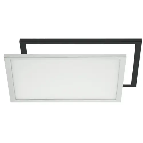 Hafele 833.72.295 Surface Mounted Downlight, Hafele Loox5 LED 3035 24 V Monochrome,  65 mm (2 9/16"), interchangeable frames silver colored/black, 3,000 K