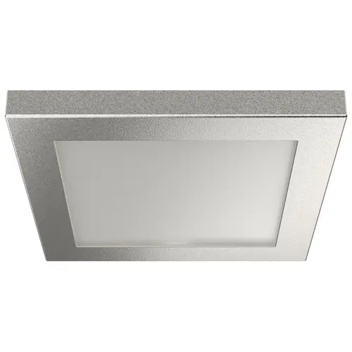 Hafele 833.74.242 Surface mounted downlight, Hafele Loox5 LED 2051 12 V 2-pin (monochrome) 62 lm/W 155 lm Monochrome, 65 x 65 x mm (2 9/16" x 2 9/16"), Cool white 4000 K