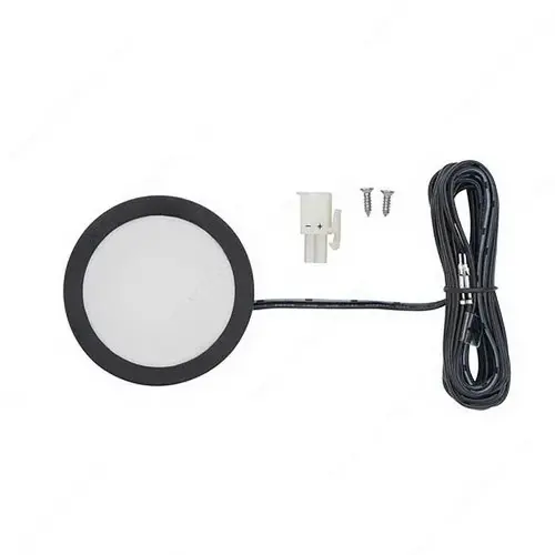 Richelieu Hardware LPOC3LEDSFRCBL1 TRESCO 3W Power Pockit LED Puck Lighting 12VDC Black