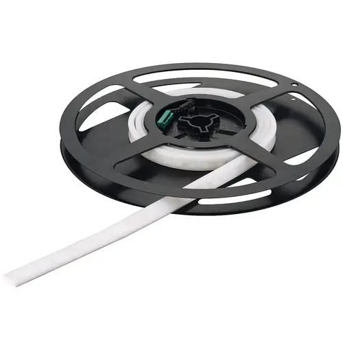 Hafele 833.75.263 Flexible Edge Lit Silicone Strip Light, Hafele Loox5 LED 3099 24 V 2-pin (monochrome) lateral light emission 56 lm/W 540 lm for groove 4 x 10 mm, 120 LEDs/m, 9.6 W/m, cool white 5000 K, 3 m, energy efficiency class G White