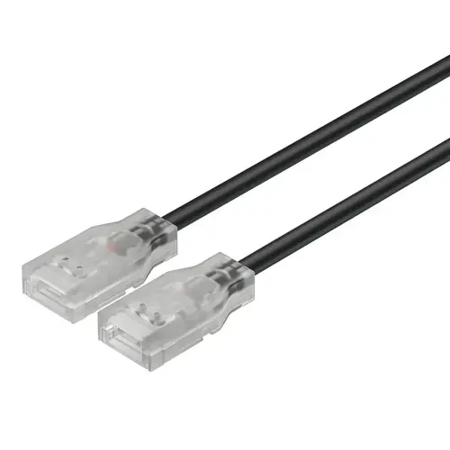 Hafele 833.89.204 Interconnecting lead, Hafele Loox5, for LED silicone strip light, monochrome, 8 mm (5/16") 500 mm 19 11/16" IP44, Length: 500 mm (19 11/16"), 5 A/18 AWG
