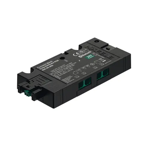 Hafele 850.00.960 Distributor, Hafele Connect Mesh Eco, 4-port, 24 V Individual component for set extension, 72 W, Individual component for extending the set, RGB Black