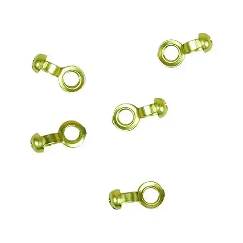 Jandorf 60356 Beaded Lamp Chain Coupling, Brass, #6   pack of 5