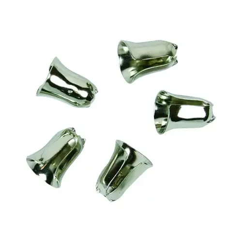 Jandorf 60375 Pull Chain Bell, For: #6 Chain Nickel Plated - pack of 5