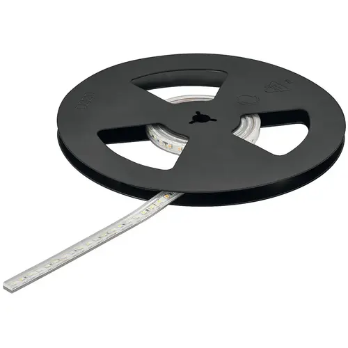 Hafele 833.76.325 LED strip light with silicone sleeve, Hafele Loox5 LED 3043, 24 V, monochrome, (5/16") 8 mm 196 7/8" 92 lm/W 440 lm 5 m 120 LEDs/ m, 4.8 W/ m, Warm white 3000 K, (196 7/8") 5 m available length White