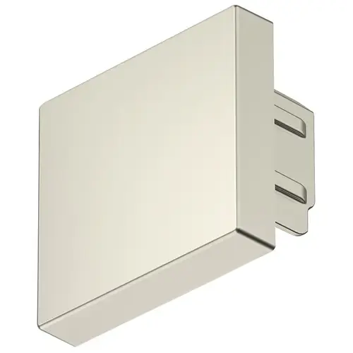 Hafele 833.95.779 end cap, For Hafele Loox5 profile 2102 Plastic, Plastic, brushed stainless steel colored Stainless steel colored, brushed
