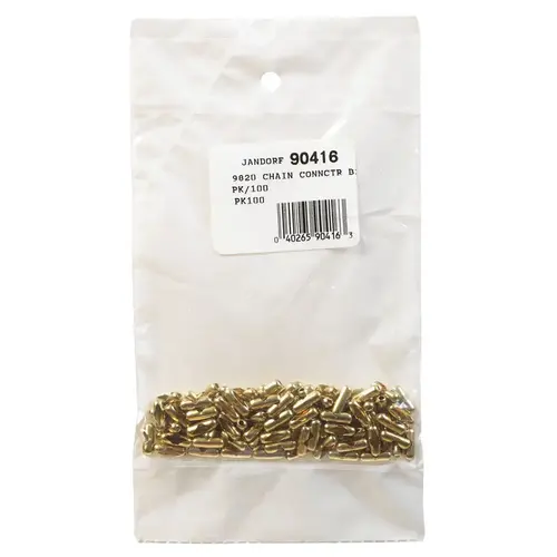 Jandorf 90416-XCP100 Chain Connector Brass Finish - pack of 10000