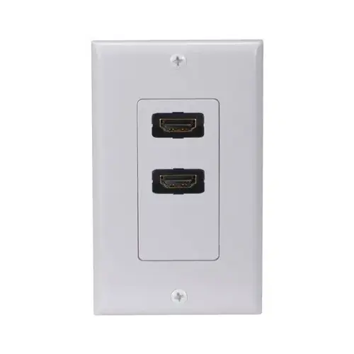 AUDIOVOX DH201E1V HDMI Dual Wall Plate