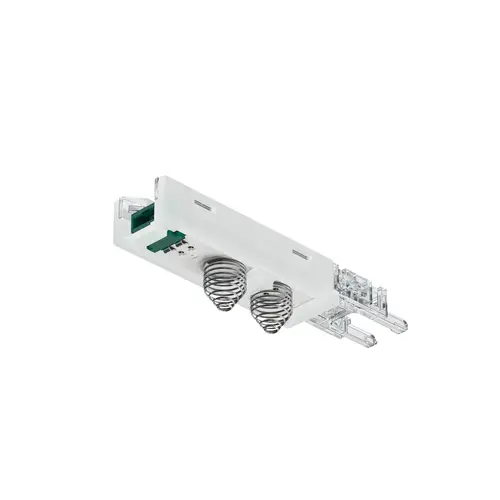 Hafele 833.89.291 Loox5 Inline Dimmer, modular, with memory function, for aluminum profiles Soft On/Off Switching with Dimming, Voltage 24 V, max. connected wattage 90 W opal
