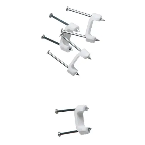 Halex 27309 Cable Staple Plastic Insulated White