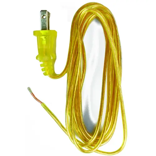 Jandorf 60136 Lamp Cord with Polarized Plug Gold
