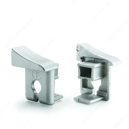 Richelieu Hardware 4122010 Lab End Caps Set Aluminum