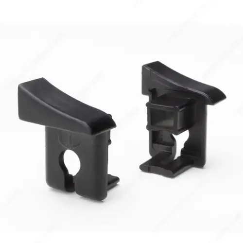 Richelieu Hardware 4122990 Lab End Caps Set Black