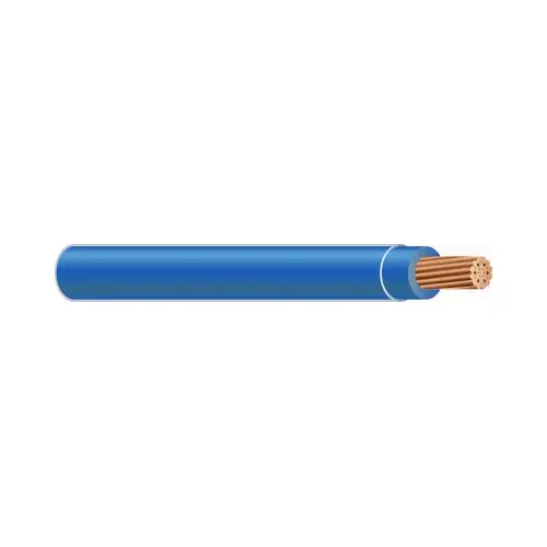 Southwire 22976557-XCP500 Building Wire 500 ft. 10/1 Stranded THHN Blue - pack of 500