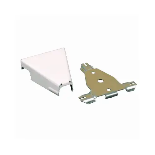 Wiremold BW16 Raceway T-Fitting, Metal, White