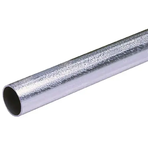 Allied Tube & Conduit 853428 EMT Conduit, 1/2 in, 10 ft L, Steel, Galvanized