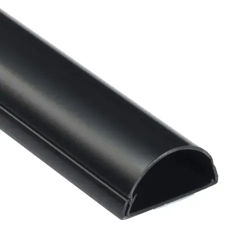 D-Line, Ltd US/5025B-1M Cord Cover Maxi 39" L Black PVC Black