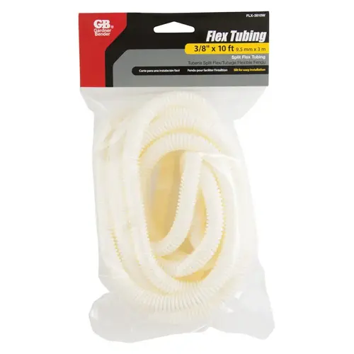 Gardner Bender FLX-3810W Flex Tube 120" L White Polyethylene White
