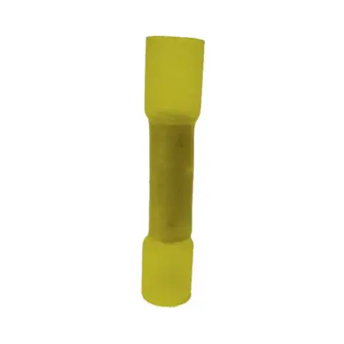 GB AMT-126 Xtreme Butt Splice Connector, 600 V, 12 to 10 AWG Wire, Yellow - pack of 3
