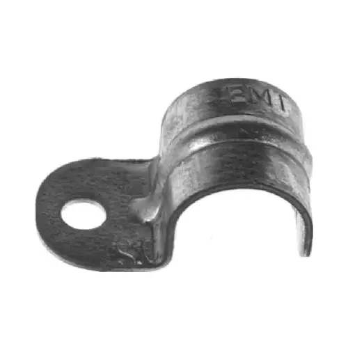 Halex 26154 1 Hole Electrical Metallic Tubing Straps, 1-1/4-In   pack of 4 Galvanized