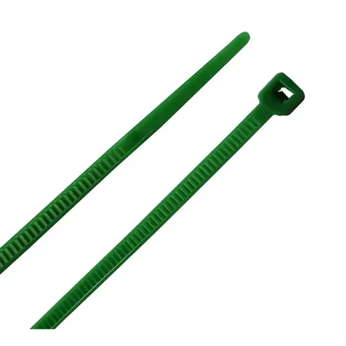 Home Plus LH-M-100-4-GN Cable Tie 4" L Green Green