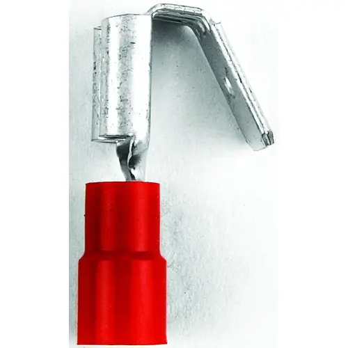 Jandorf 60949 Disconnect Terminal, 22 to 18 AWG Wire, Vinyl Insulation, Copper Contact, Red