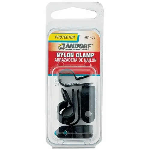 Jandorf 61453 Cable Clamp, Nylon, Black