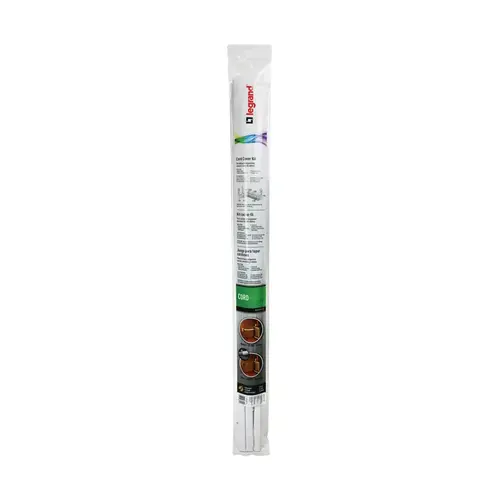 Legrand C210 Cord and Cable Organizer Kit Cordmate II 12 ft. L White Plastic White