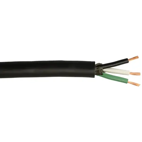 Southwire 55052806 Southwire Flexible, SJEW Power Cable, 18 AWG, Black/White TPE Sheath