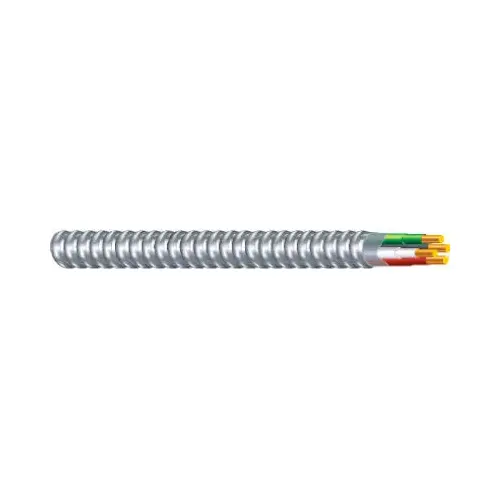 Southwire 55275021 Duraclad Armored Cable, 12 AWG Cable, 3 -Conductor, Copper Conductor, THHN/THWN Insulation