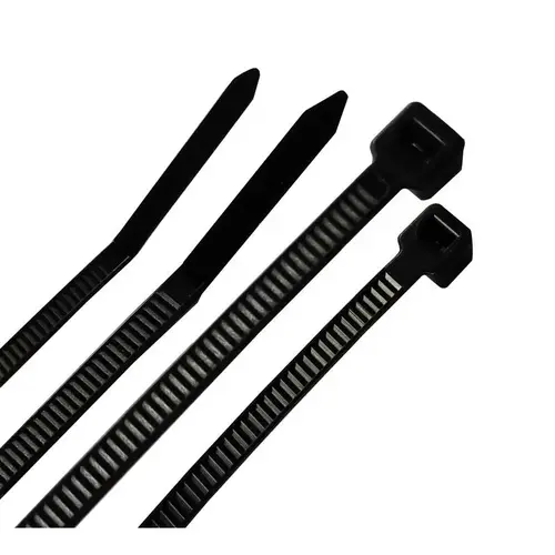 Steel Grip ACE200-UV Cable Tie 4 and 8" L Black Black