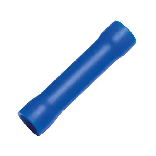 URIAH PRODUCTS UA610700 Butt Splice Connector, 14-16 AWG, Blue - pack of 15