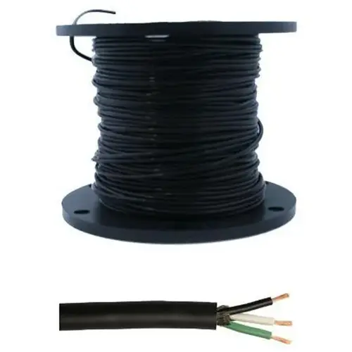 CCI 49923601 Electrical Cord, 12 AWG Wire, 3 -Conductor, Copper Conductor, TPE Insulation, Vinyl Sheath, 300 V Orange