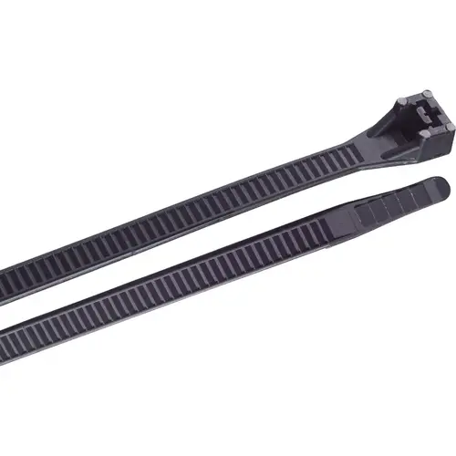 Gardner Bender 45-518UVBN 18 In. x 0.35 In. Black Nylon Ultra Violet Heavy-Duty Cable Tie - pack of 10