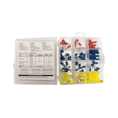 Gardner Bender TK-806 Terminal Kit with Reusable Case 22-10 Ga. Insulated Wire Assorted Assorted