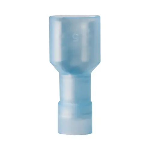 GB 20-153F Disconnect Terminal, 600 V, 16 to 14 AWG Wire, 1/4 in Stud, Vinyl Insulation, Blue - pack of 20
